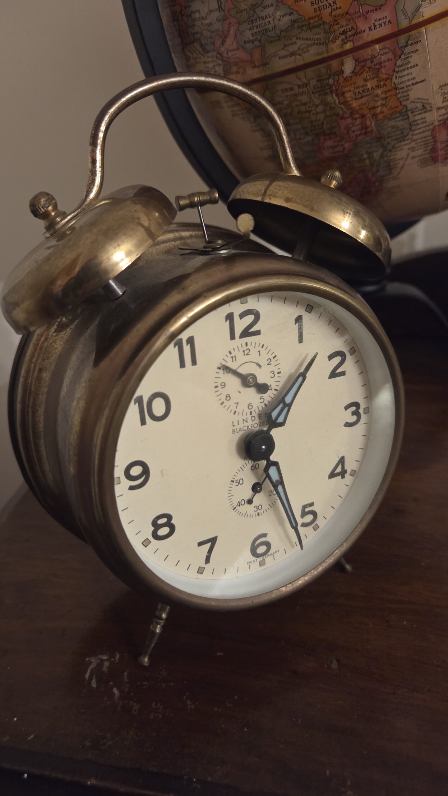 1960s Linden Twin-Bell Alarm Clock, The Sound of West Germany